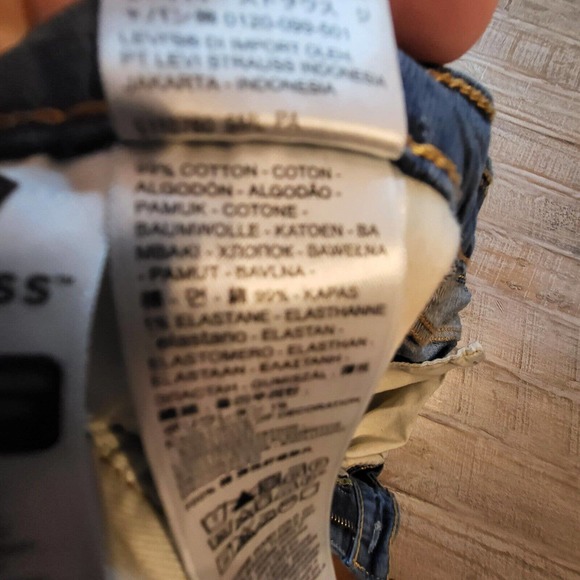 Levis 511 Mens Size 34x30 Zip Fly Denim Jeans Medium Wash - Picture 3 of 11